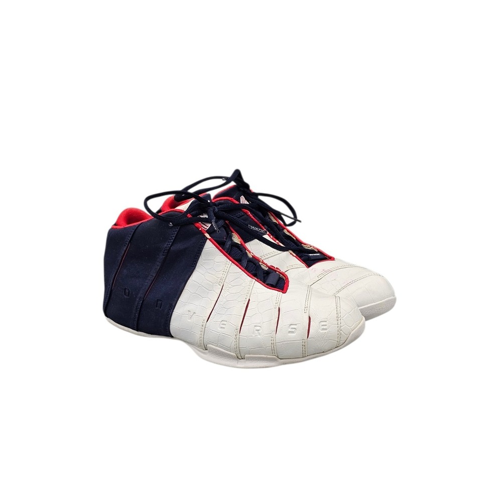 Converse Men's Size 10 US EUC 2006 Wade 1 Mid Olympics Game White Navy Red 1Y194